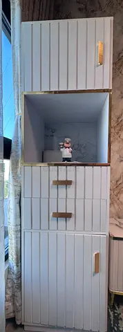 Stylish White Storage Cabinet