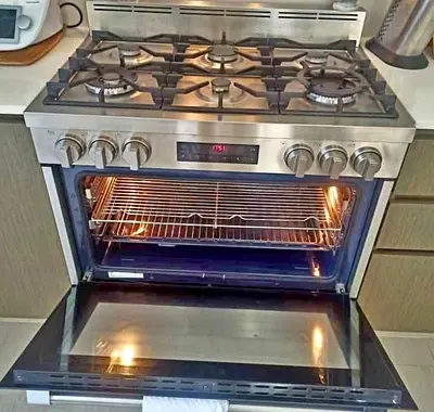 Beko 6 Burner Top Gas Oven Electric Cooker – 90 × 60 cm | Large Size | Powerful Performance