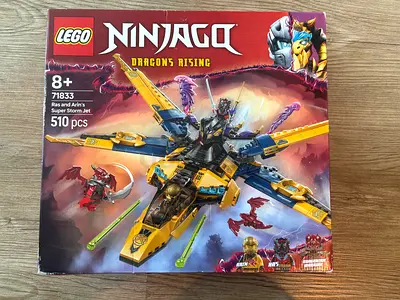 BARGAIN BRAND NEW LEGO 71833 NINJAGO RAS AND ARIN’S SUPER STORM JET