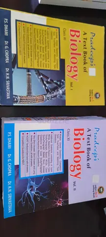 Pradeeps A Text Book of Biology Vol I  II