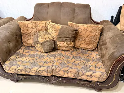 Elegant Brown Sofa