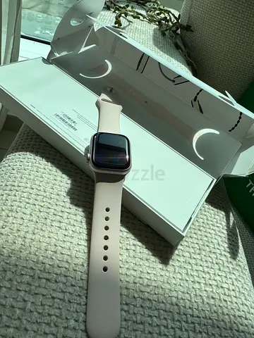 Apple Watch Series 9 — 41mm Pink Aluminum — GPS — Light Pink Sport Band — Model A2978