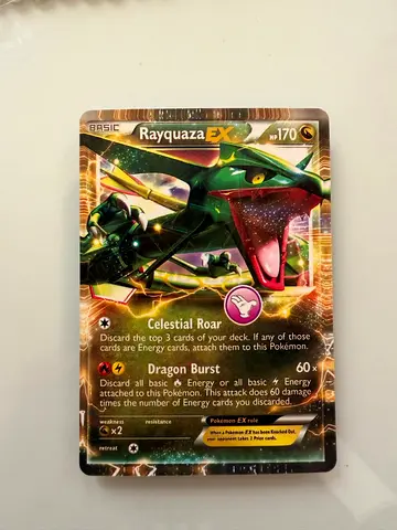 Rayquaza EX Trading Card
