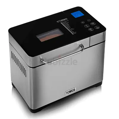 Tower Gluten Free Digital Bread Maker with Nut Dispenser