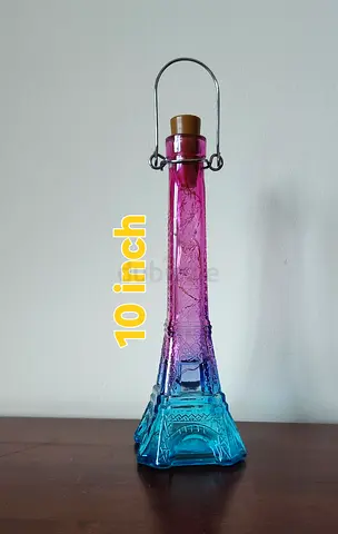 Colorful Decorative Eiffel Tower Bottle