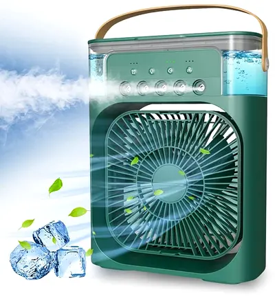 Portable Air Conditioners,700ml Mini Evaporative Cooler,USB Personal Conditioner with 7 LED Light，AC