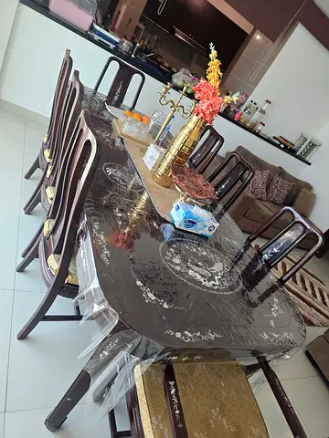 Elegant Dining Table Set with Chairs