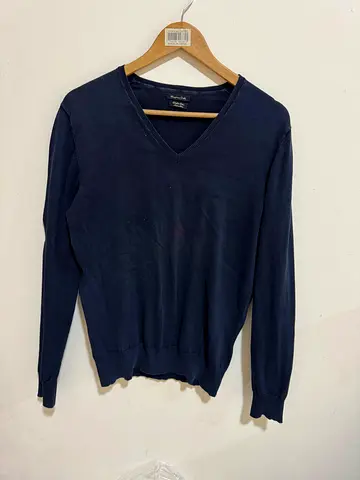 Massimo Dutti sweater Dark blue sweater Medium
