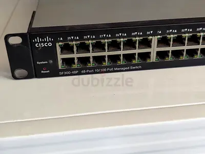 Cisco SF300-48P 48-Port PoE Managed Switch for Sale