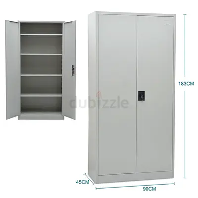 Metal Cabinet with Adjustable Shelves