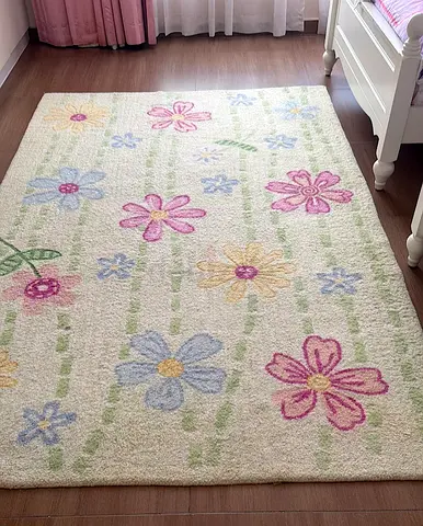 Colorful Floral Area Rug