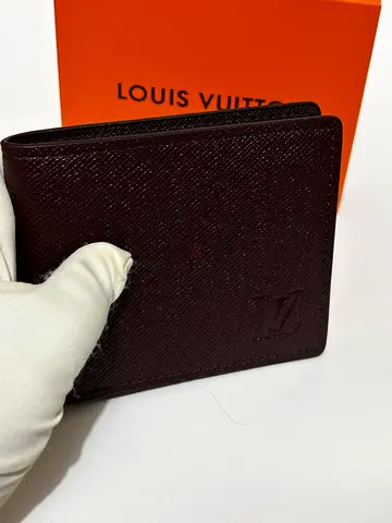 Louis Vuitton lv men wallet dark brown