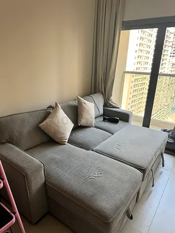 Home centre sofa bed , 3 seater with pullout, Excellent condition