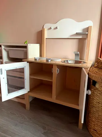 Toddler Wooden Play Kitchen