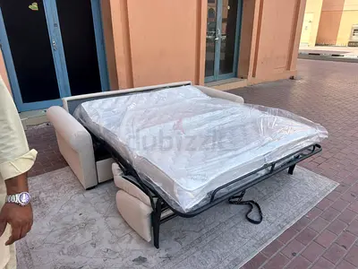 Brand new condition Italian Two Seater sofa bed with brand new mattress