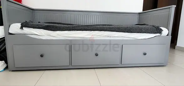 Ikea Gray Day bed with two mettreses available in perfect condition