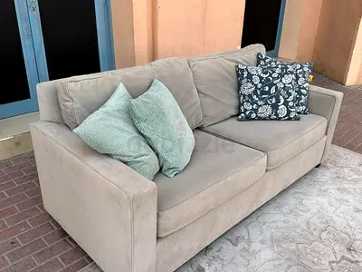 West elm Two Seater sofa bed with mattress