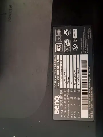 BenQ LCD Monitor 19inch-شاشة كمبيوتر بحجم 19 بوصة