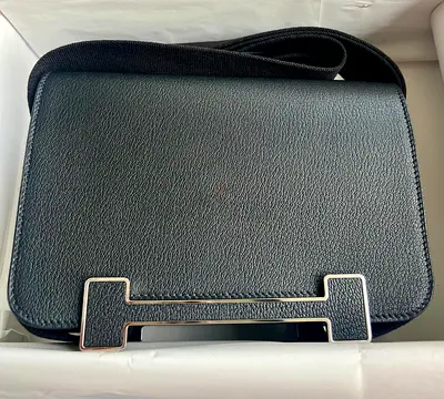 Hermes Geta Noir Palladium hardware brand new full set