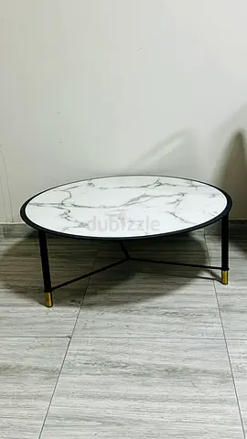 Elegant Marble Top Coffee Table