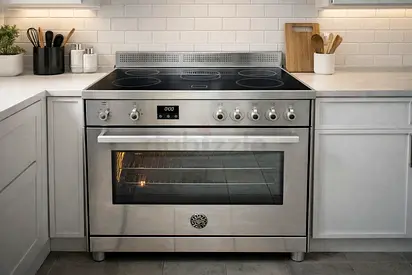 Bertazzoni 5 Hobs Electric Ceramic Cooker – 90 cm | Premium Italian Design | Elegant Performance