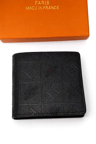 Hermes black men wallet
