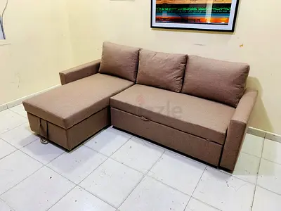 Comfortable L-Shaped Sofa with Storage