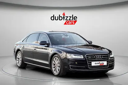 AED 1981/month | 2015 Audi A8 50 TFSI Quattro | GCC Specs | Ref#435304