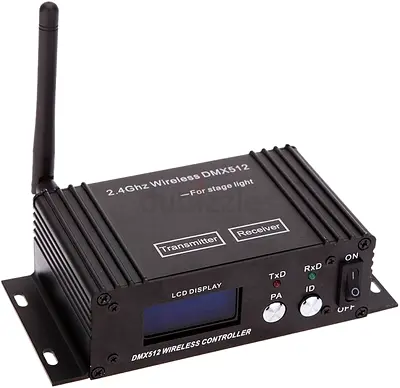 Lixada DMX 512 Controller 2.4G Wireless Transmitter Receiver LCD Display
