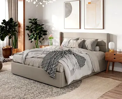 Modern Design New King size Luxury Family bed with Mattress Available