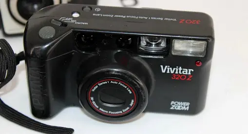 Vivitar 320Z Point and Shoot Film Camera not tested