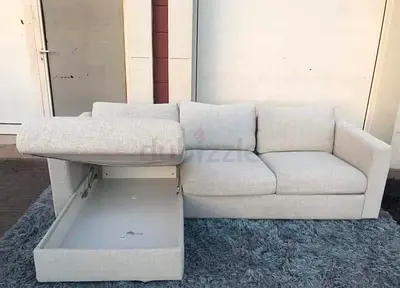 IKEA vimle L Shape Sofa Beige Good Condition