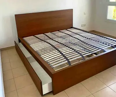 Ikea King size bed with mattress available in perfect condition