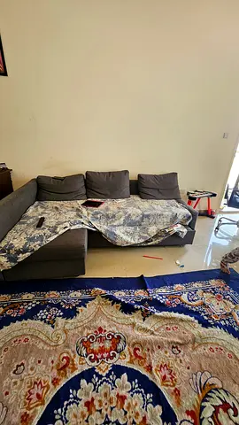 IKEA L SHAPE  SOFA CUM BED