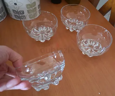 Chic Thick Glass bowls Set
