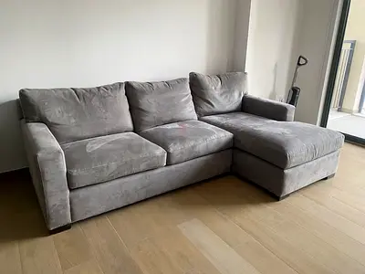 Excellent ConditionCratebarrel axis feather 🪶 filled Sectional sofa