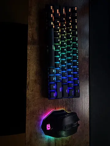 Gaming keayboard and mouse wireless