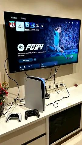 PlayStation 5 Console with Controllers and Games