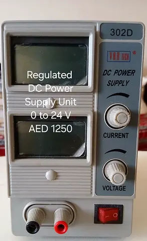 Regulated DC Source, Power Supply Unit - 0 to 24 V