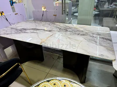 Marble Top Dining Table for six chairs