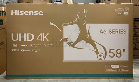 New Hisense Television 58-Inch TV UHD 4K TV 58A61N with Box