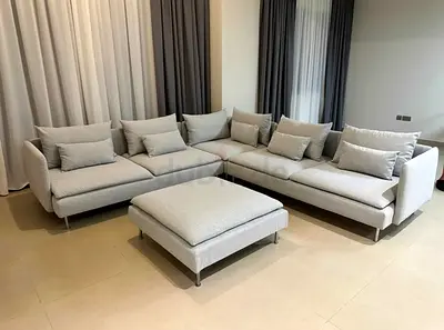 Almost New IKEA Soderhamn Corner Sofa Gray Good condition