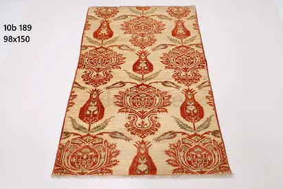 Price negotiable 98 x 150 cm 3 x 5 ft afghan hand knotted carpet.