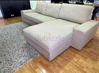 IKEA Kivik L Shape Sofa Beige