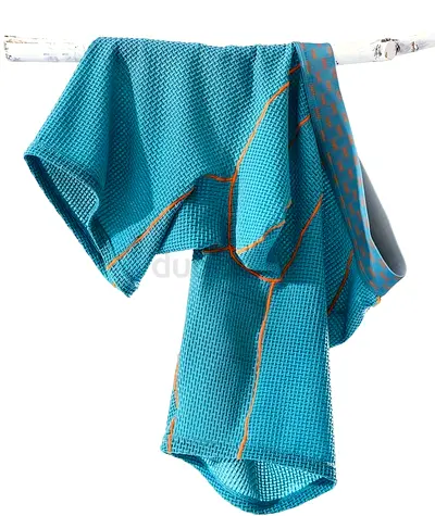 MenS Waffle Pattern Long Shorts for Sports And Fitness, Solid Color Mid-Rise Boxer Shorts USED