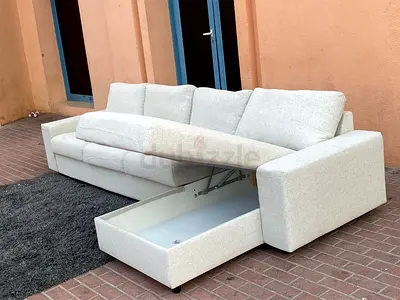 IKEA vimle L Shape Sofa Beige Good Condition