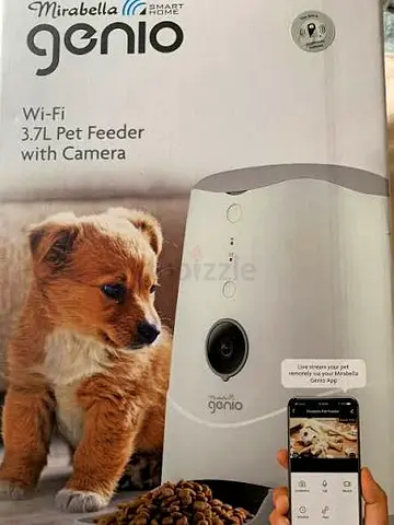 Mirabella Genio Wi-Fi Pet Feeder with Camera