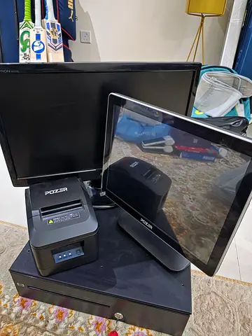POS Machine with Dual Monitors