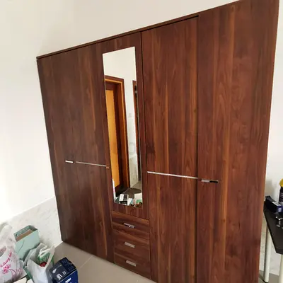 Stylish Wardrobe with Mirror