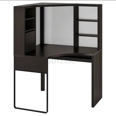 IKEA corner black study desk/table